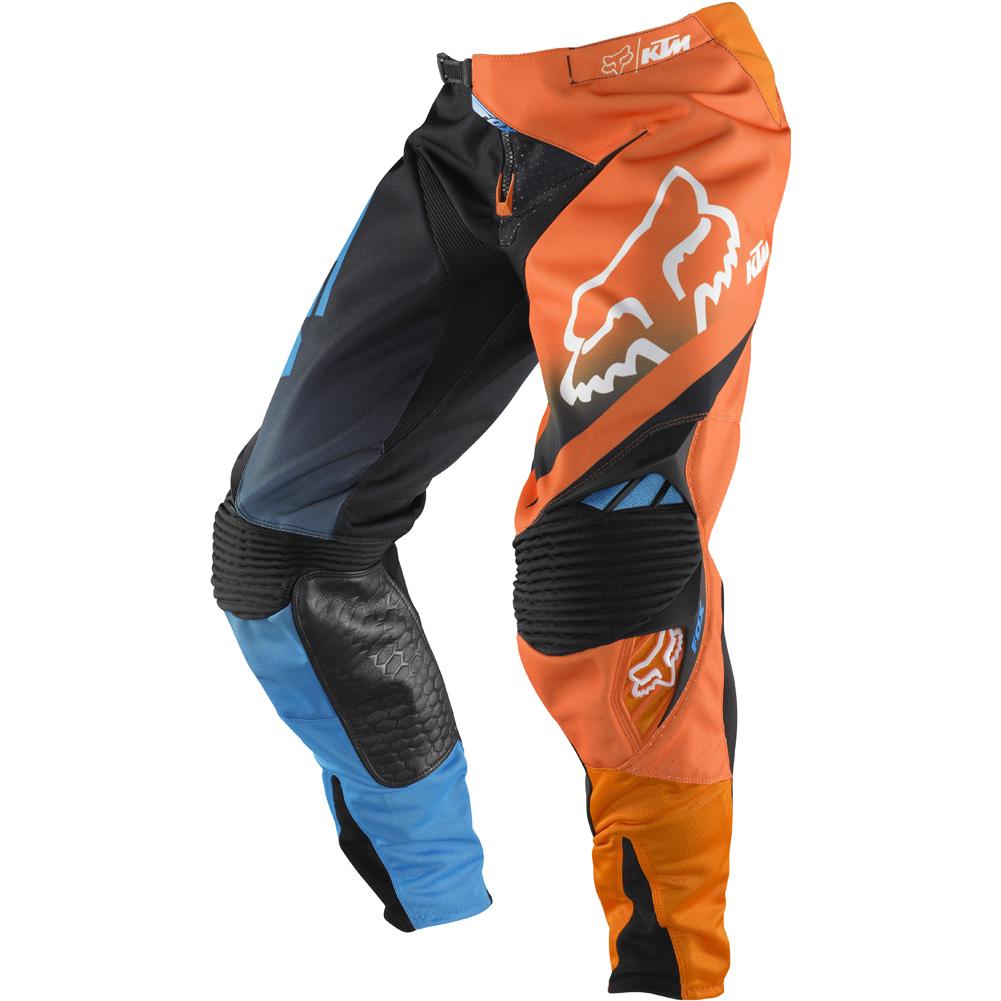 Pánské MX Kalhoty FOX 360 KTM Pant Black/Orange