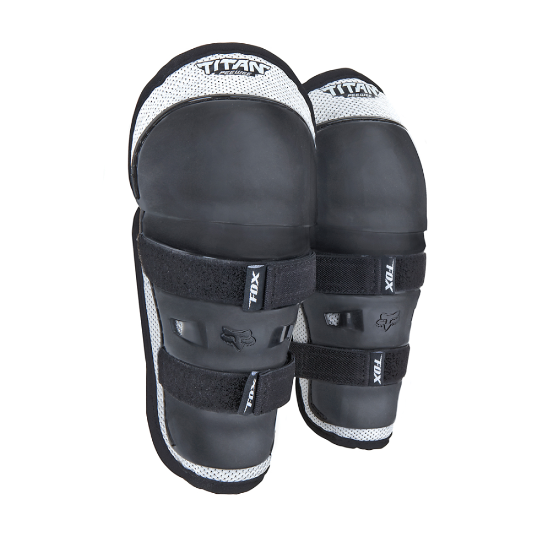 Peewee Titan Knee/Shin Grd  Black/Silver