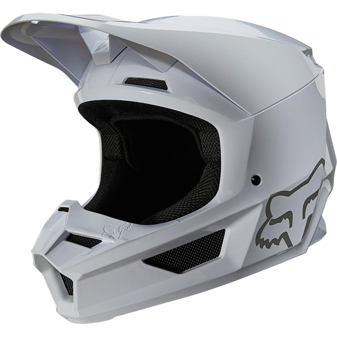 V1 Plaic Helmet, Ece White