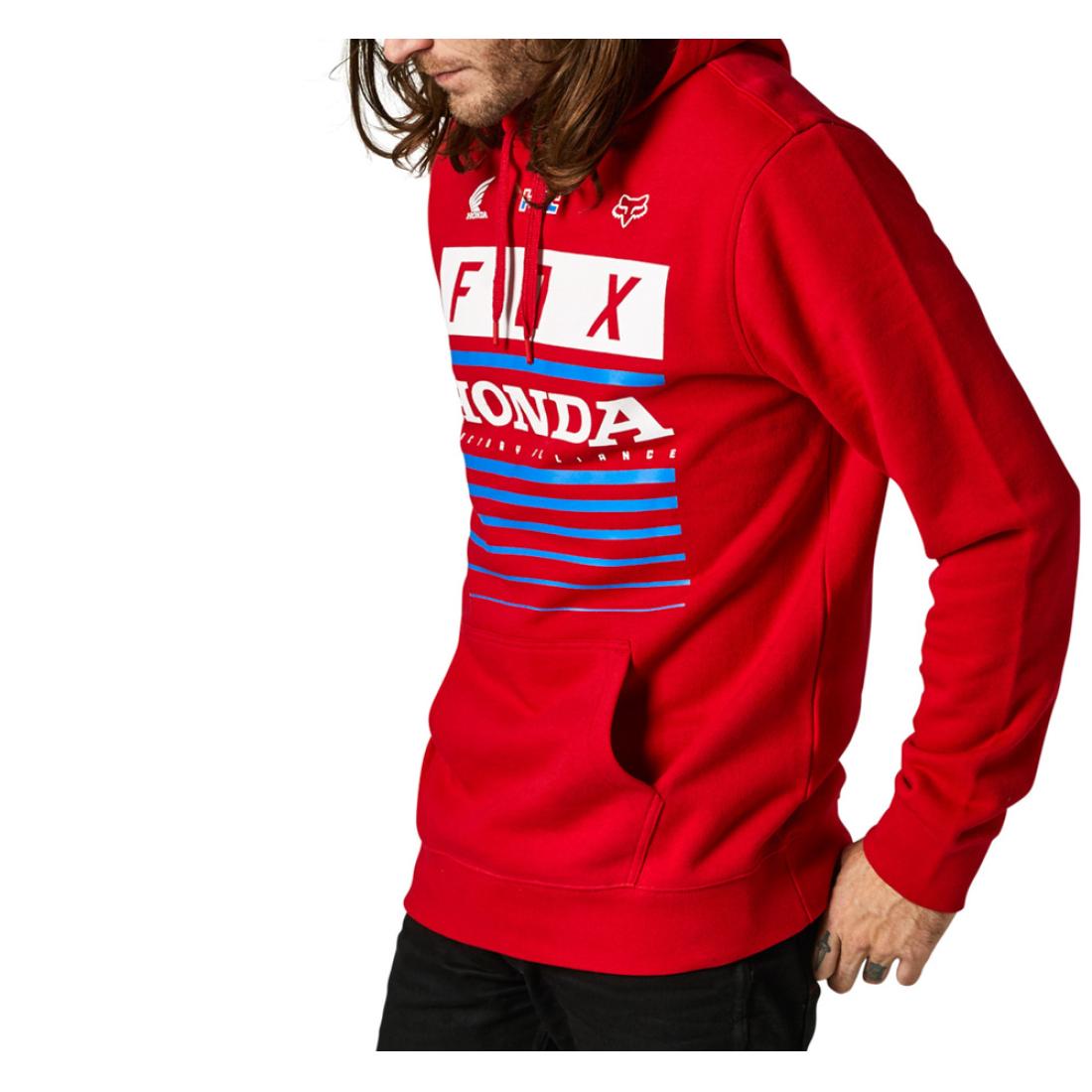 Honda Pullover Fleece Flame Red
