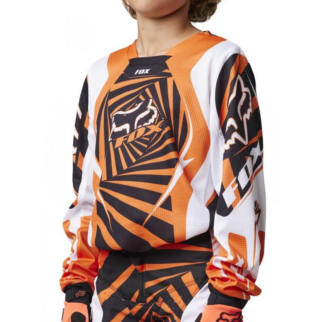 Yth 180 Goat Jersey Orange Flame