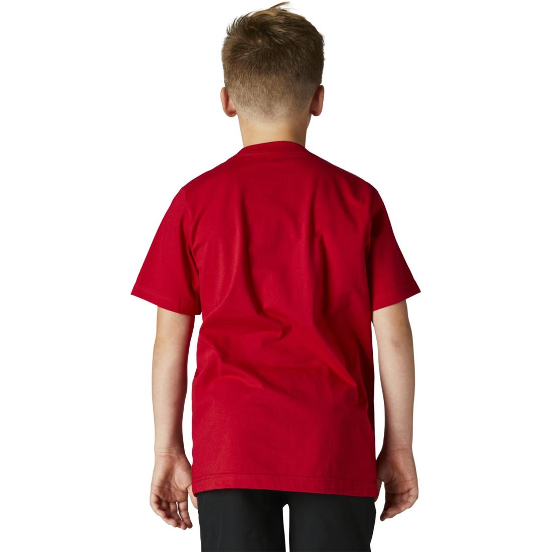 Yth Rkane Head Ss Tee Flame Red