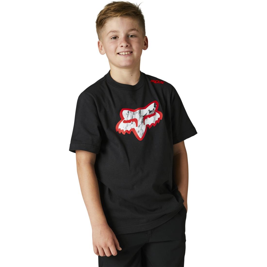 Yth Karrera Head Ss Tee Black