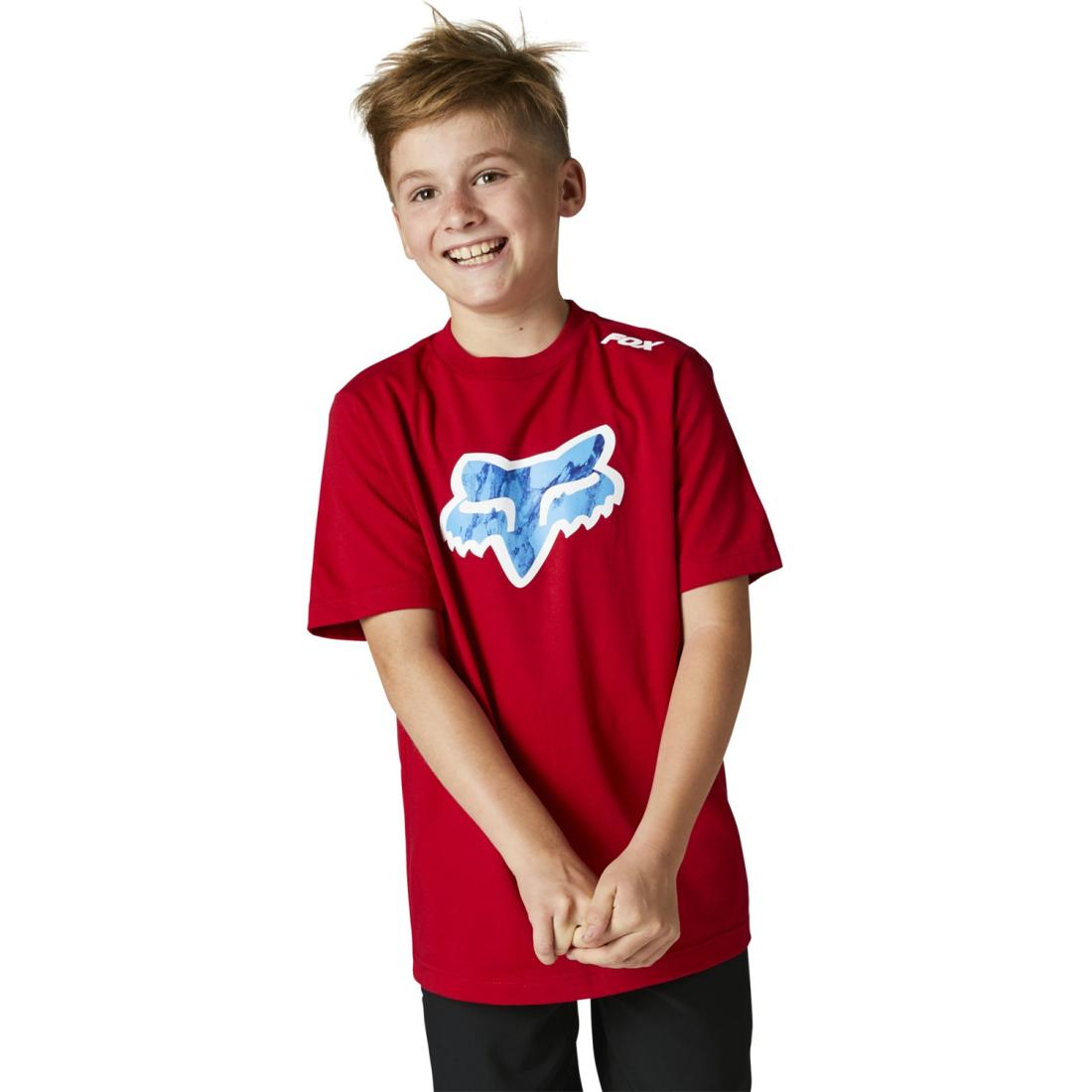 Yth Karrera Head Ss Tee Flame Red