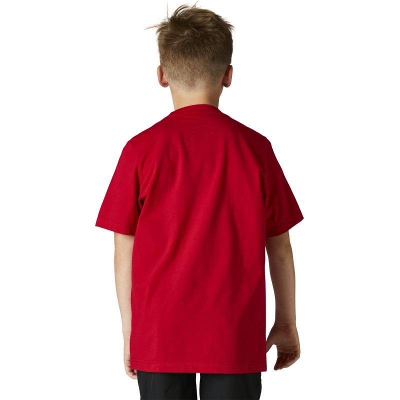 Yth Karrera Head Ss Tee Flame Red