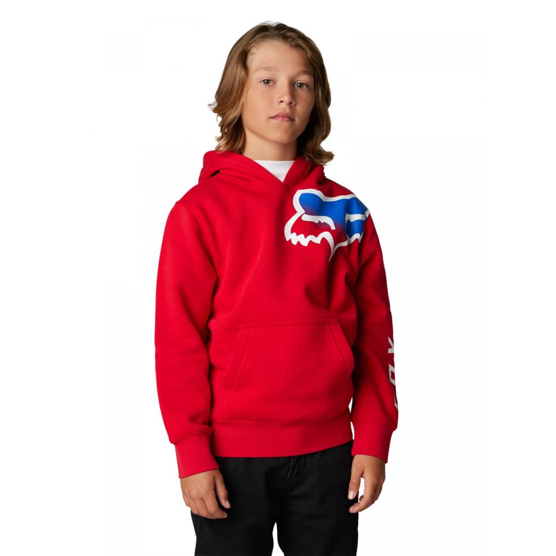 Yth Toxsyk Pullover Fleece Flame Red