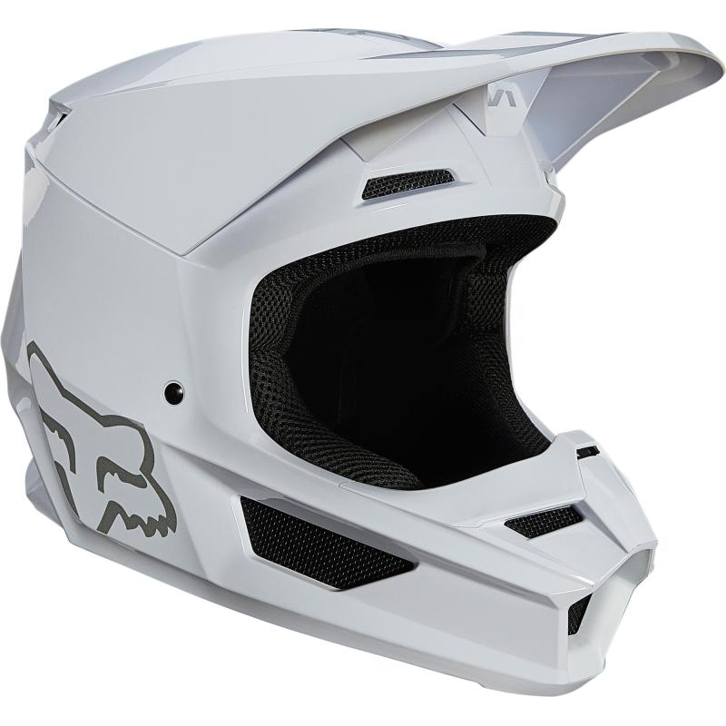 V1 Plaic Helmet, Ece White