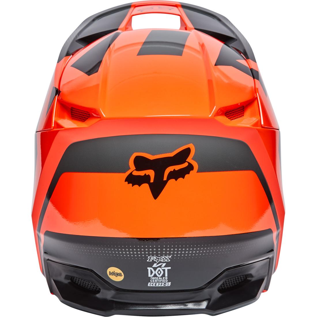 Yth V1 Dier Helmet, Ece Fluo Orange
