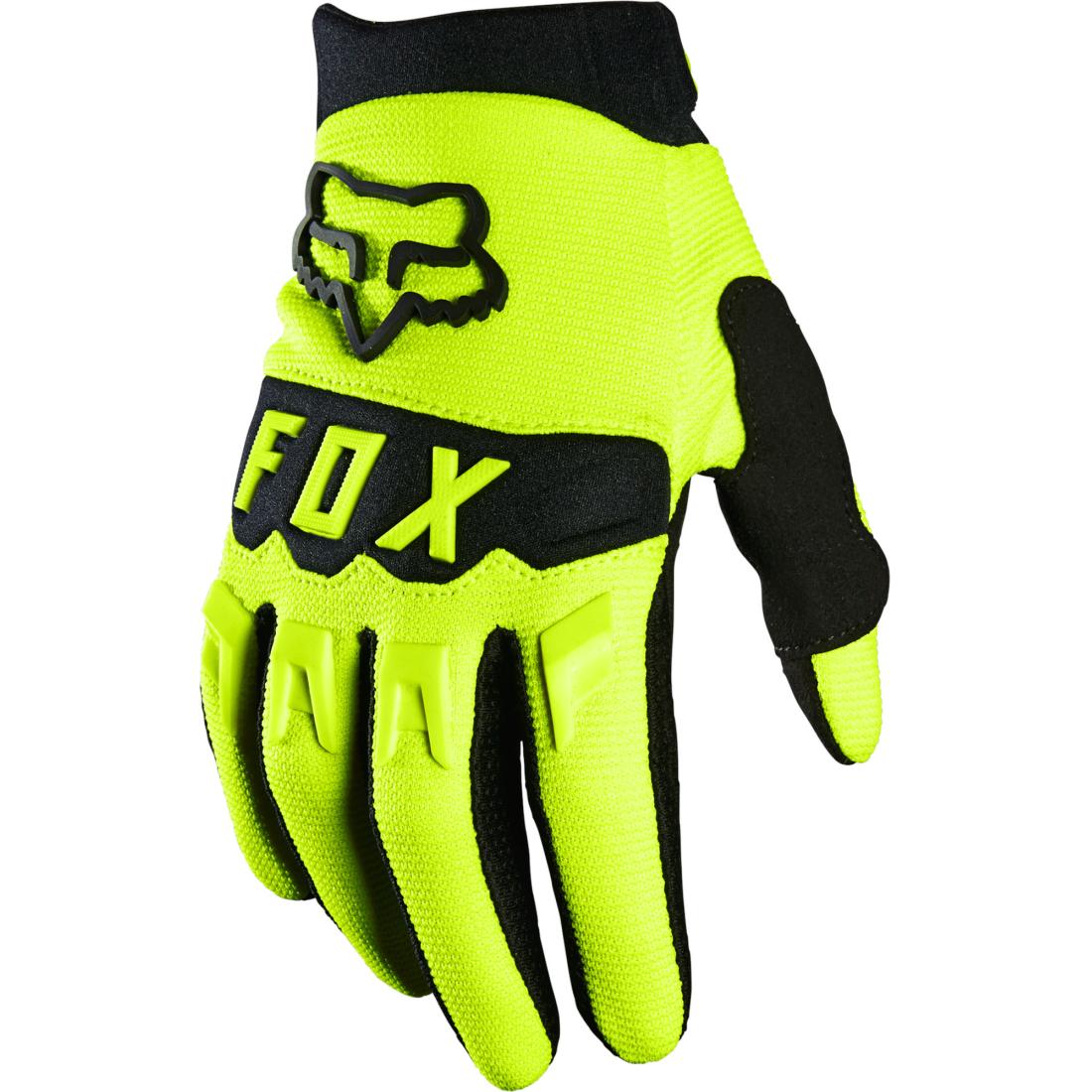 Yth Dirtpaw Glove Fluo Yellow