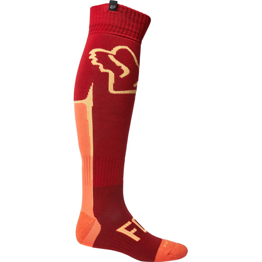 Cntro Coolmax Thin Sock Flame Red