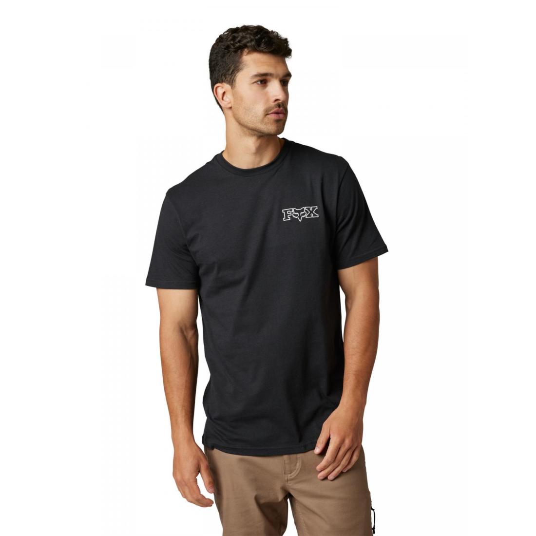 Out And About Ss Prem Tee Black