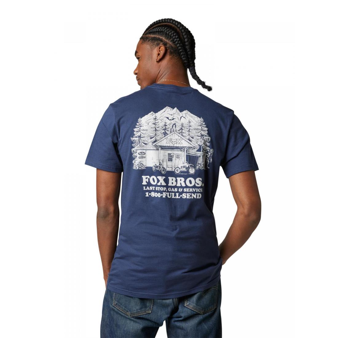 Out And About Ss Prem Tee Deep Cobalt