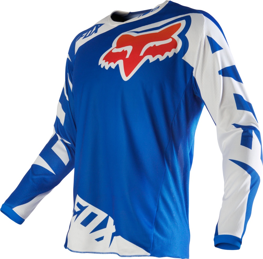 fox 180 race jersey blue